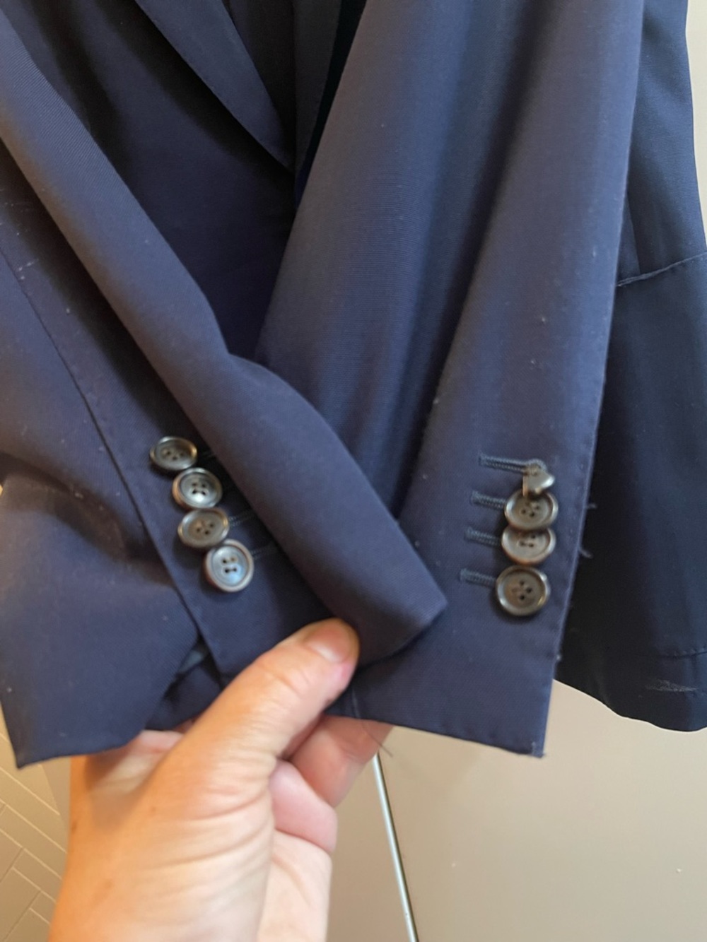 Suitsupply Suit Cerruti Blazer Havana Unlined 52 Brescia Pants 52 Wool Blue - Picture 3 of 16